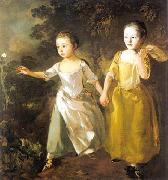 Thomas Gainsborough Chasing a Butterfly oil painting